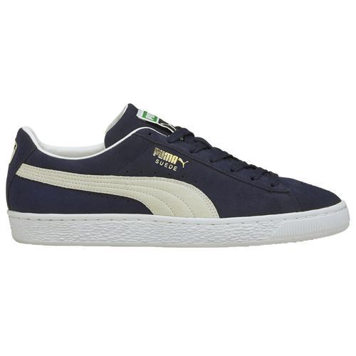 PUMA Mens Suede Classic XXI - Basketball Shoes Navy/White Product Image