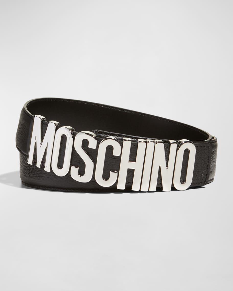 Men's Leather Logo Belt Product Image