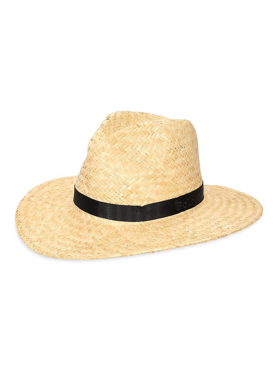 Womens Raffia Straw Fedora Hat product image