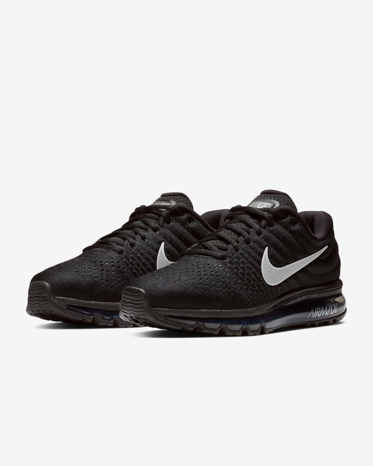 Air Max 2017 849559-001 Sneaker Mens Us 7.5 Black White Running Shoes Eee18 Product Image