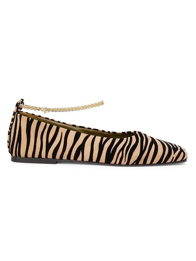 Womens Augusta Animal Print Ballet Flats Product Image