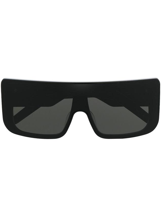 Oversize Square-frame Sunglasses In Black Product Image