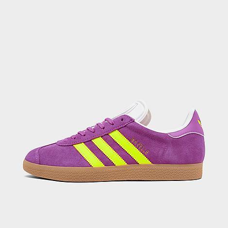 Womens adidas Gazelle Athletic Shoe Burst / Solar Yellow / Off White Product Image