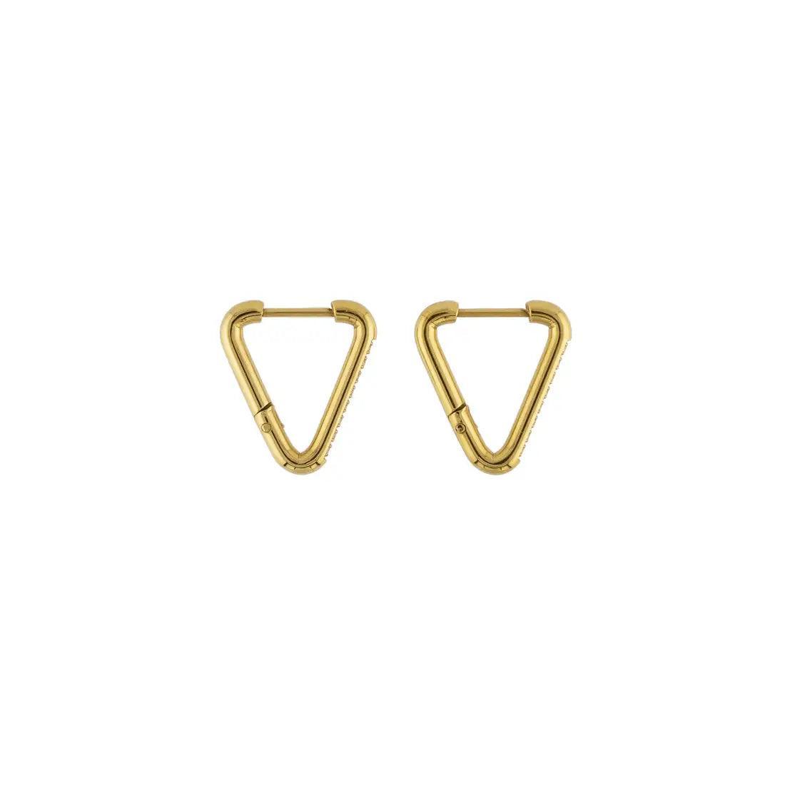 Triangle Diamond Hoops Product Image