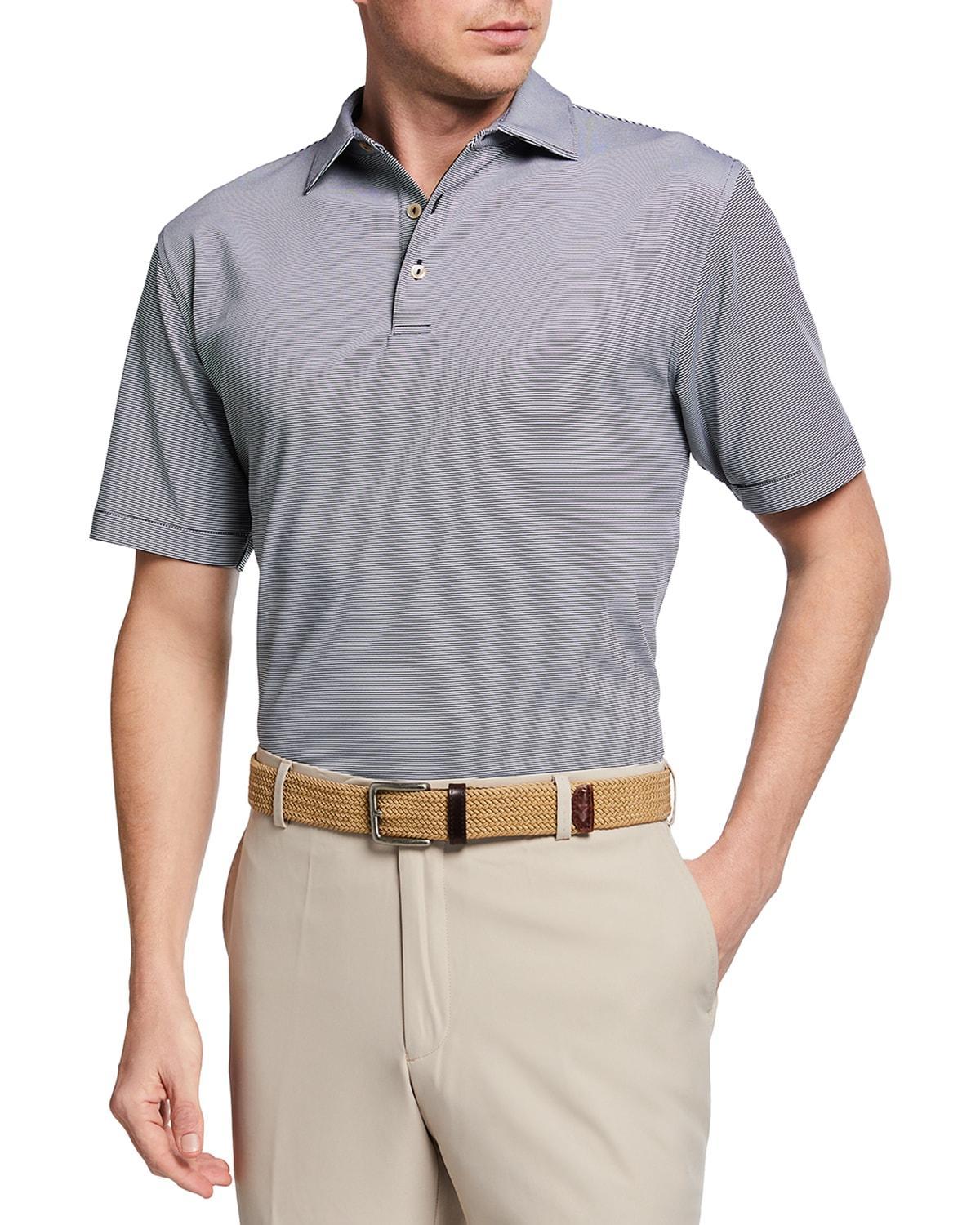 Mens Jubilee Pinstripe Polo Product Image