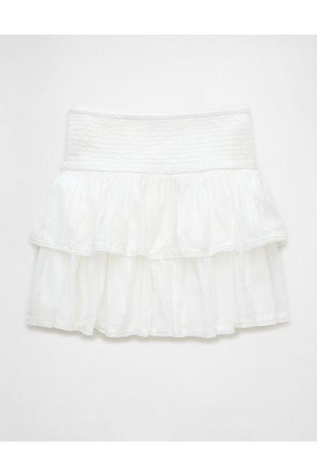 AE High-Waisted Tiered Mini Skort Women's product image