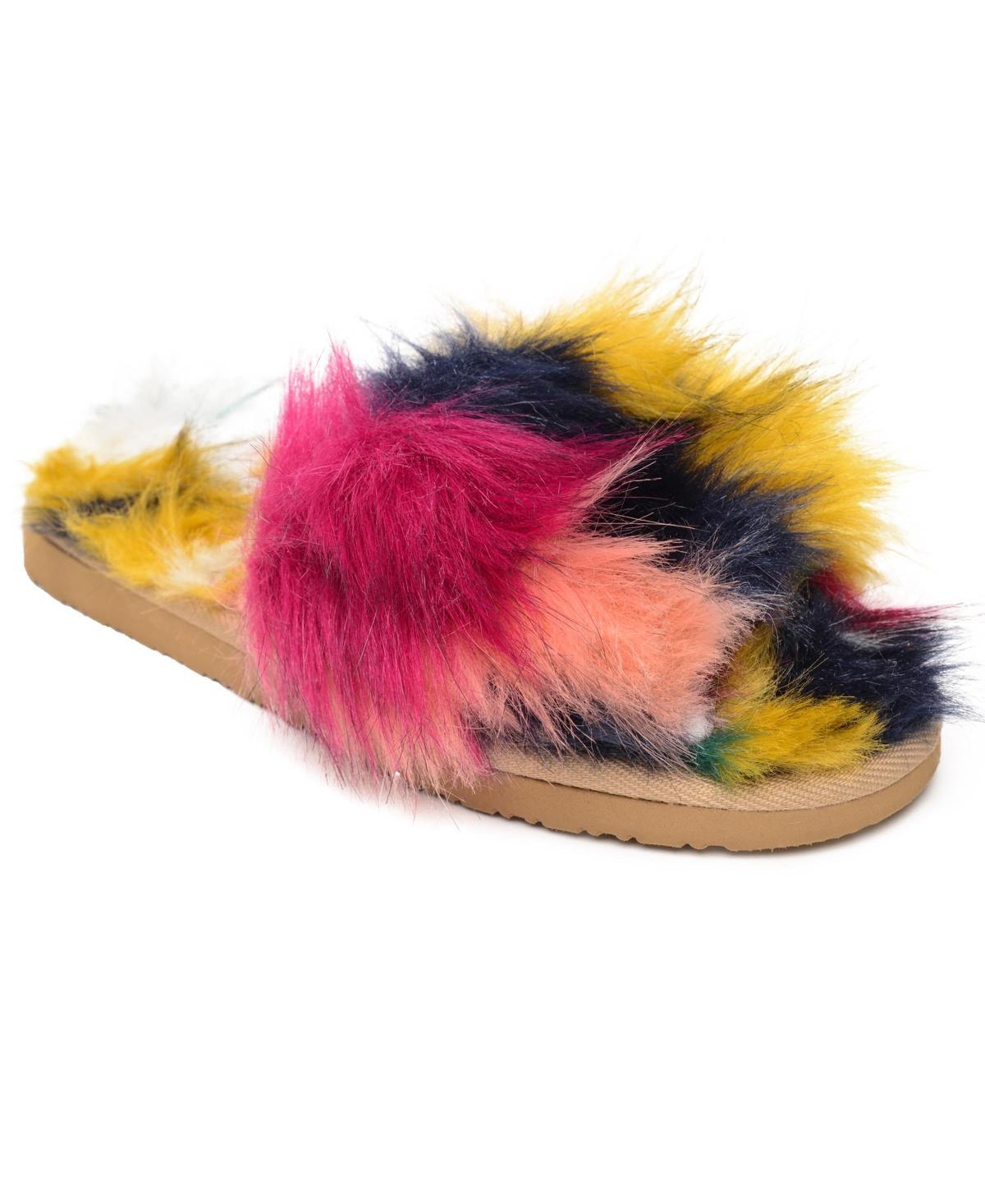 Minnetonka Faux Fur Slide Slipper Product Image