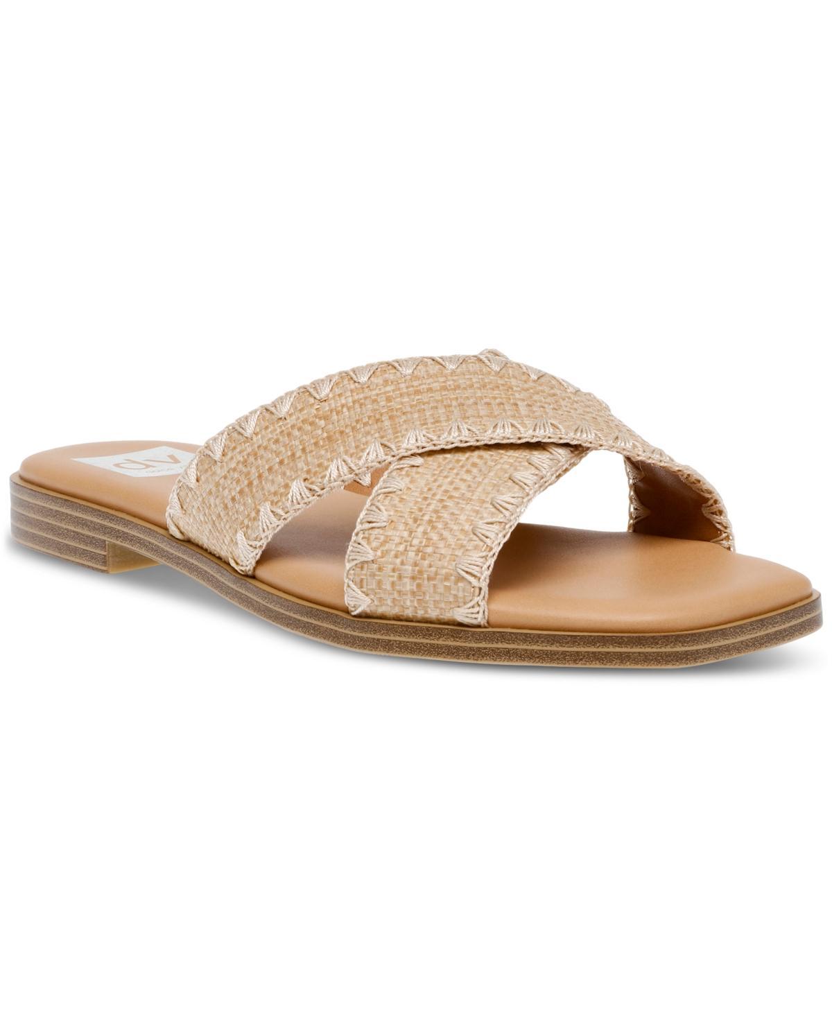 Dv Dolce Vita Womens Miguel Crisscross Flat Slide Sandals Product Image