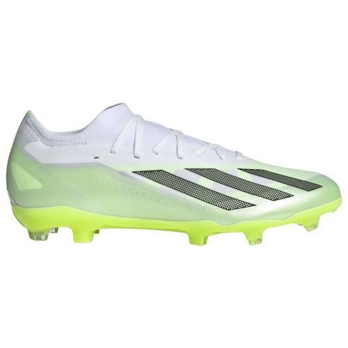 adidas Mens X Crazyfast.2 FG - Shoes Core Black/Lucid Lemon/White Product Image