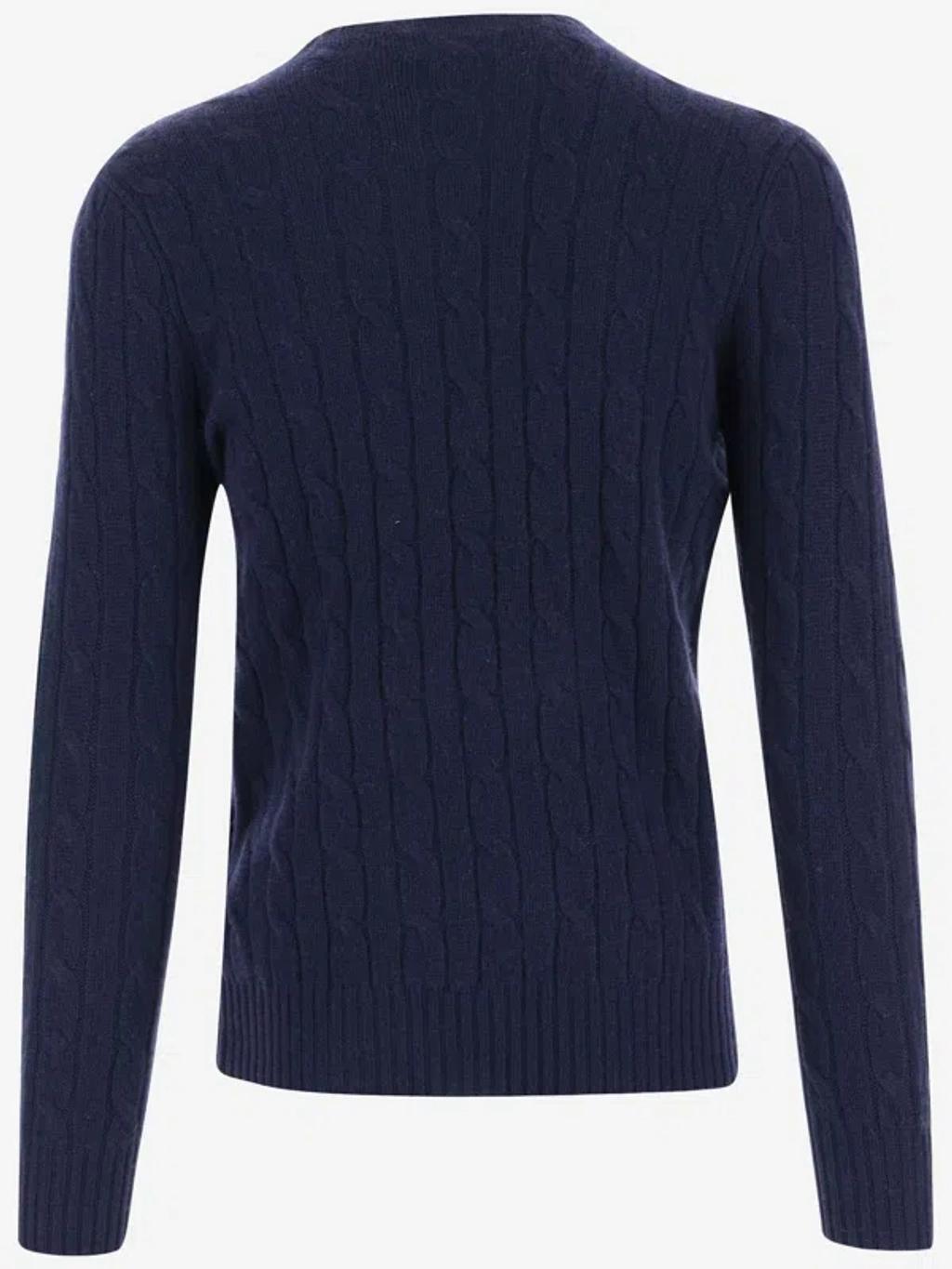 Cashmere Pullover In Blue Product Image