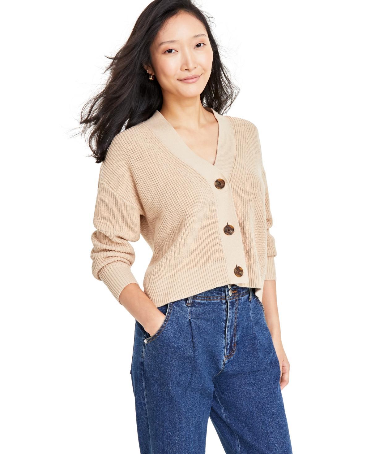 On 34th Womens V-Neck Cardigan, Created for Macys Product Image