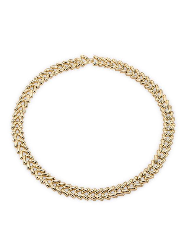 Womens All Linked Up Goldtone Necklace Product Image