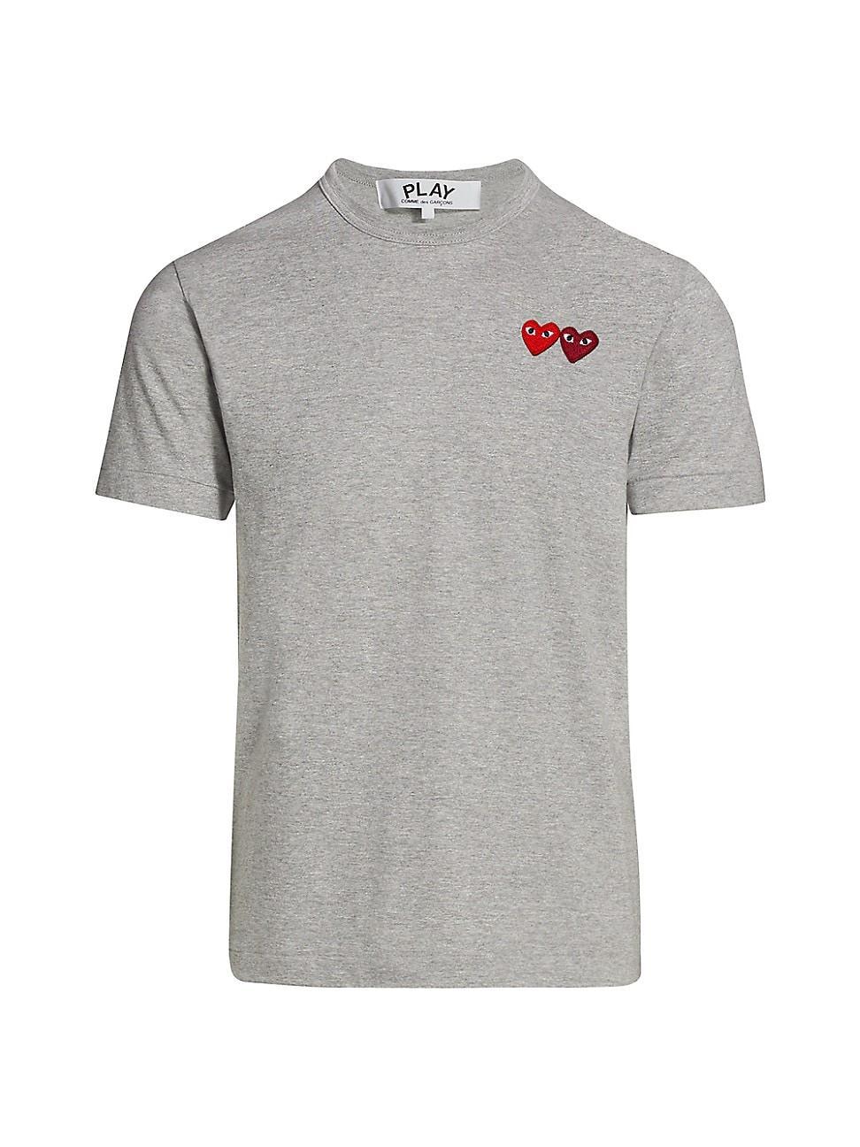 Mens Embroidered Heart Patch Tee Product Image