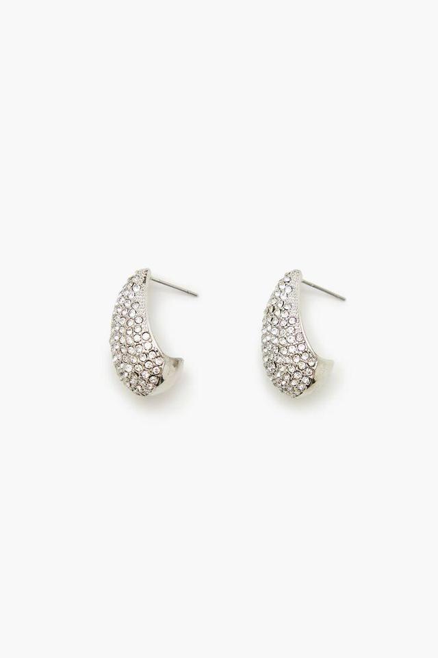 Teardrop Rhinestone Earrings | Forever 21 Product Image