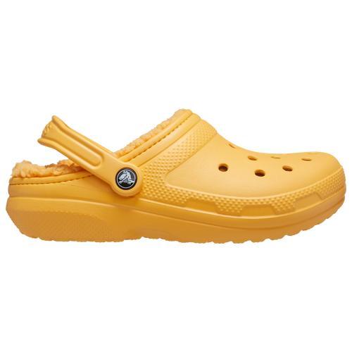 Crocs Womens Crocs Classic Lined Clogs - Womens Shoes Sherbert Orange Product Image