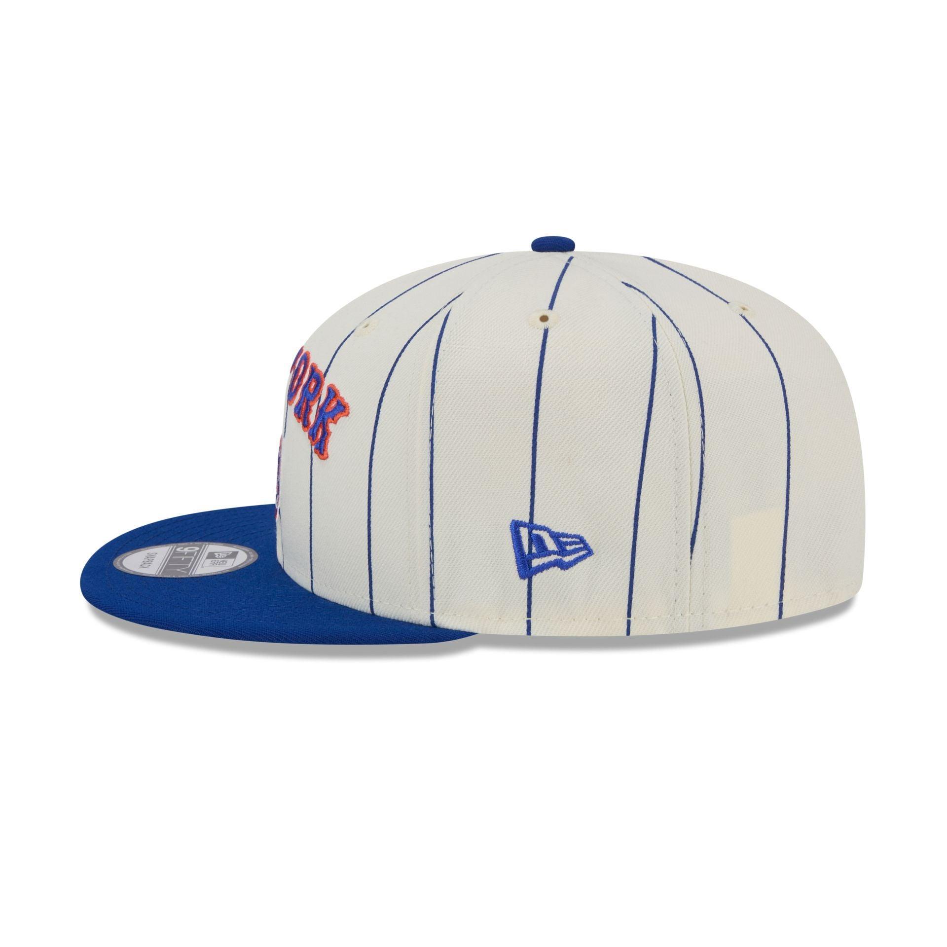 New York Mets Jersey Pinstripe 9FIFTY Snapback Hat Male Product Image