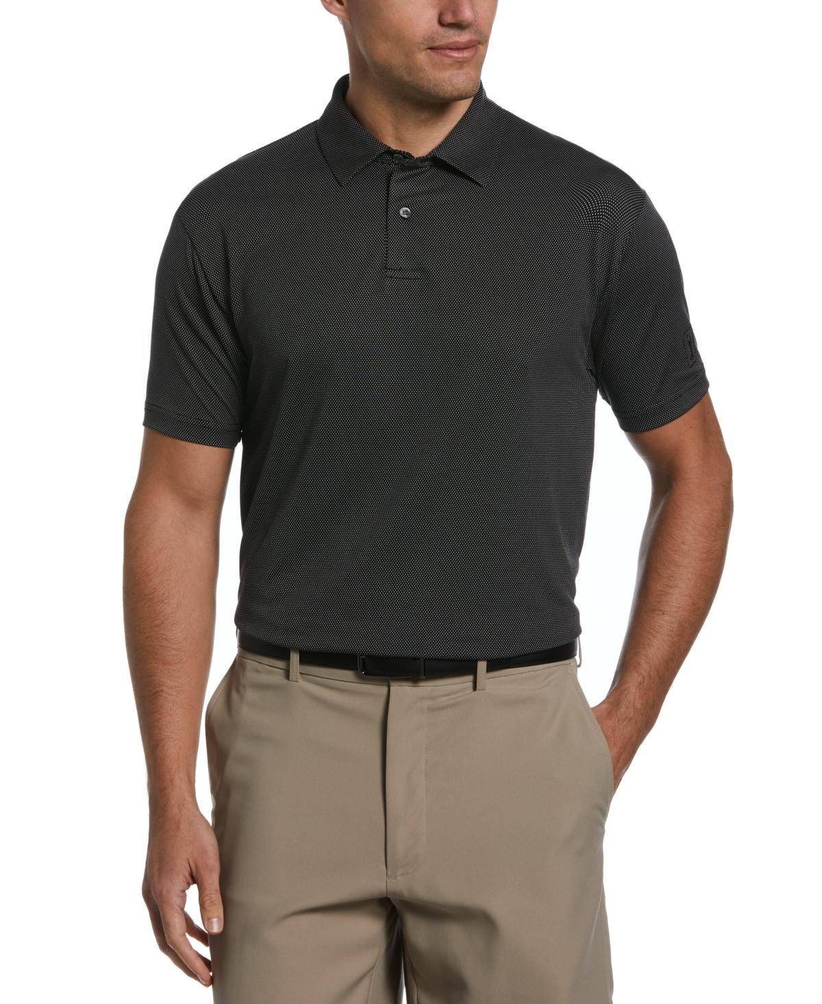 Pga Tour Mens Birdseye Textured Short-Sleeve Performance Polo Shirt Product Image