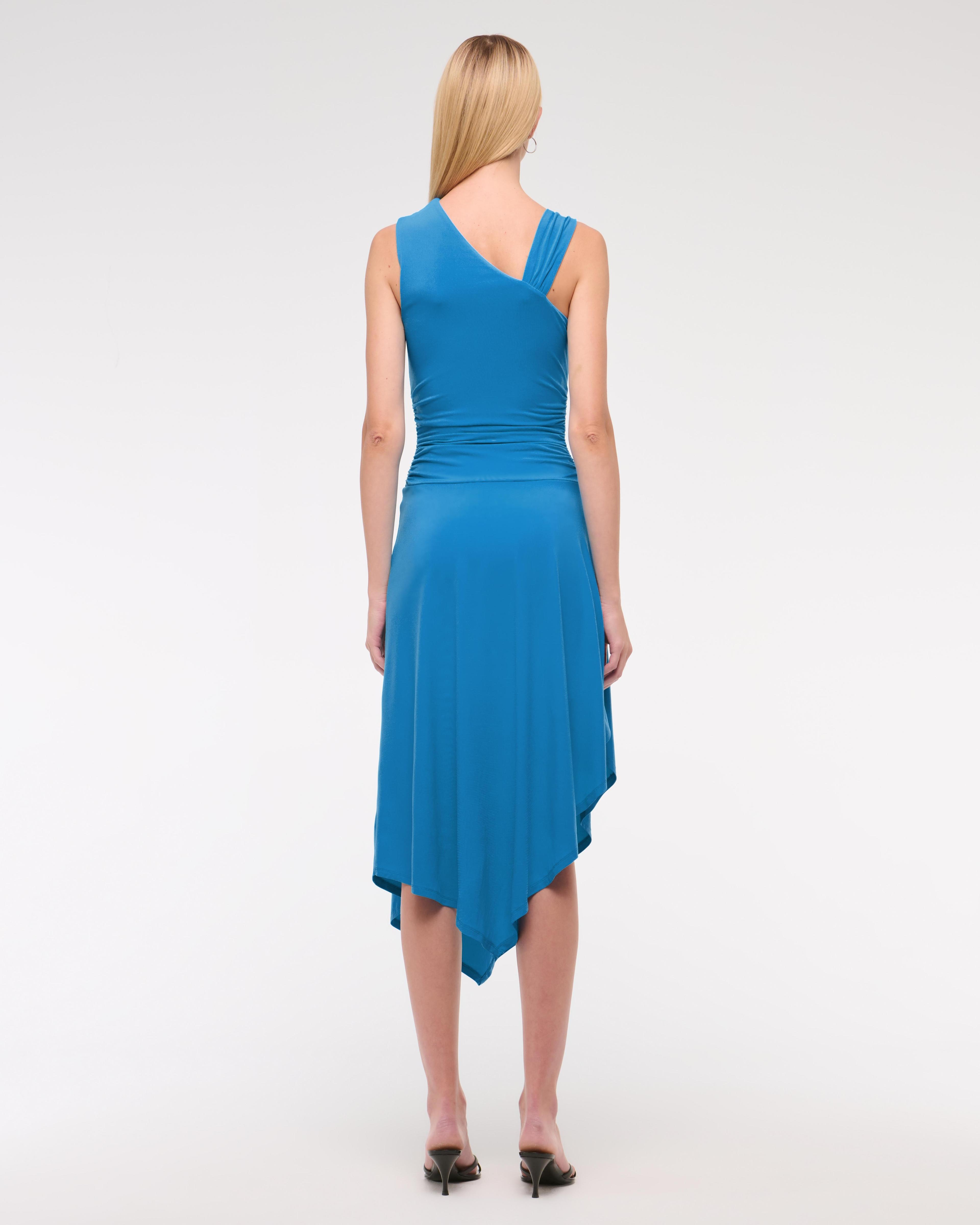 Asymmetrical Knit Midi Dress Product Image