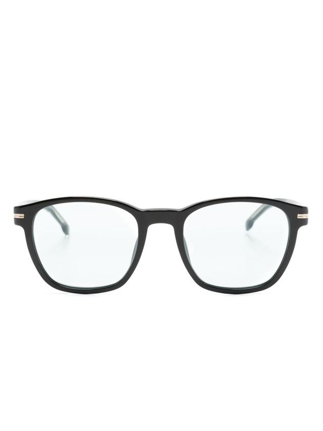 Square-frame Sunglasses In Black Product Image