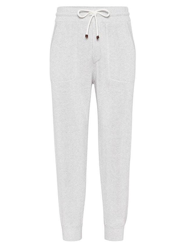 Mens Ribbed Sweatpants Product Image