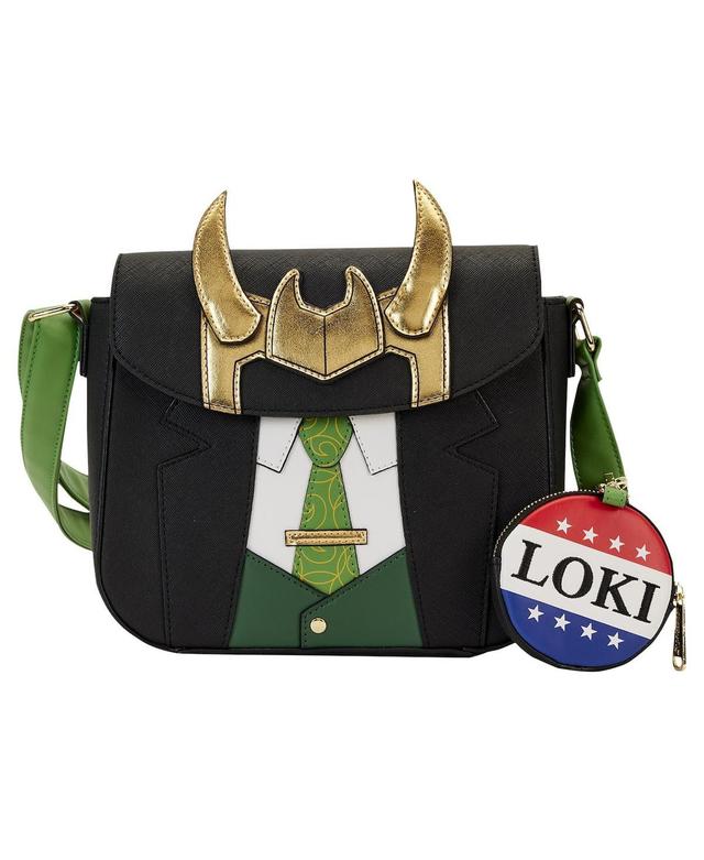 Womens Loungefly Loki Loki for President Cosplay Crossbody Bag with Coin Holder Product Image