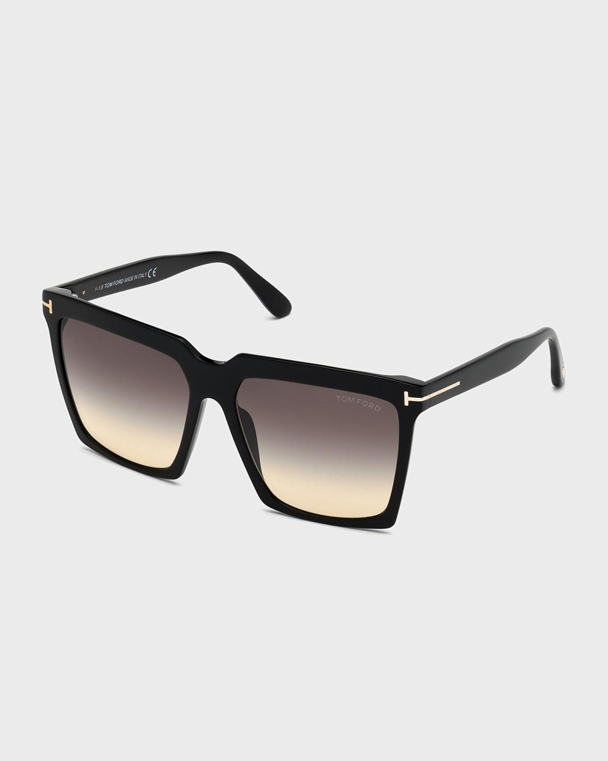 TOM FORD Sabrina 58mm Square Sunglasses Product Image