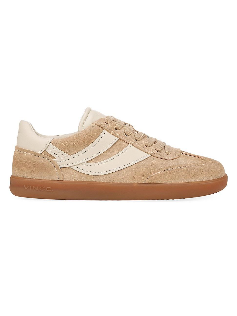 Oasis Mixed Leather Retro Sneakers Product Image