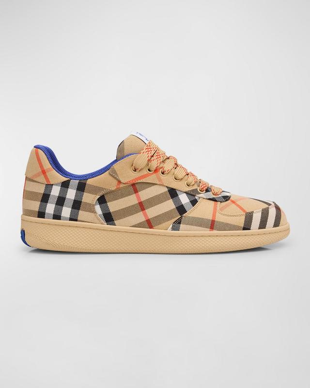 Mens Check Low-Top Sneakers Product Image