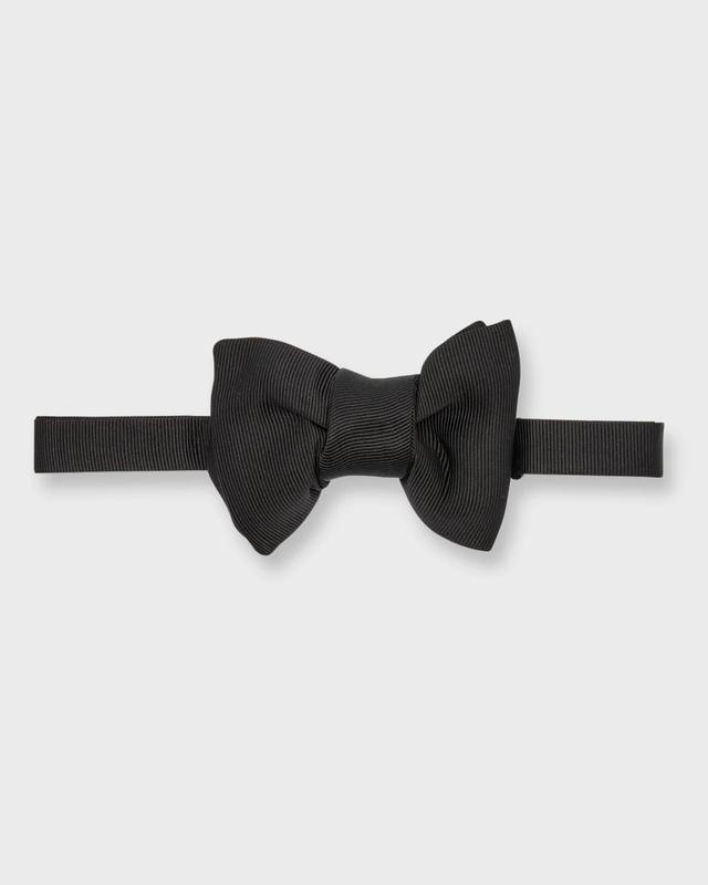 Mens Pre-Tied Silk Grosgrain Bow Tie Product Image