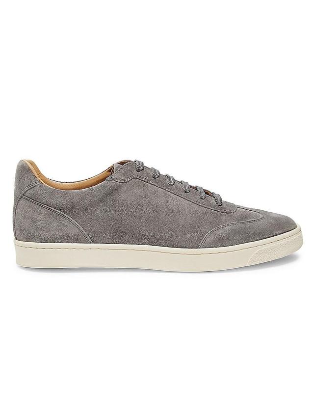 Mens Suede Lace-Up Sneakers Product Image