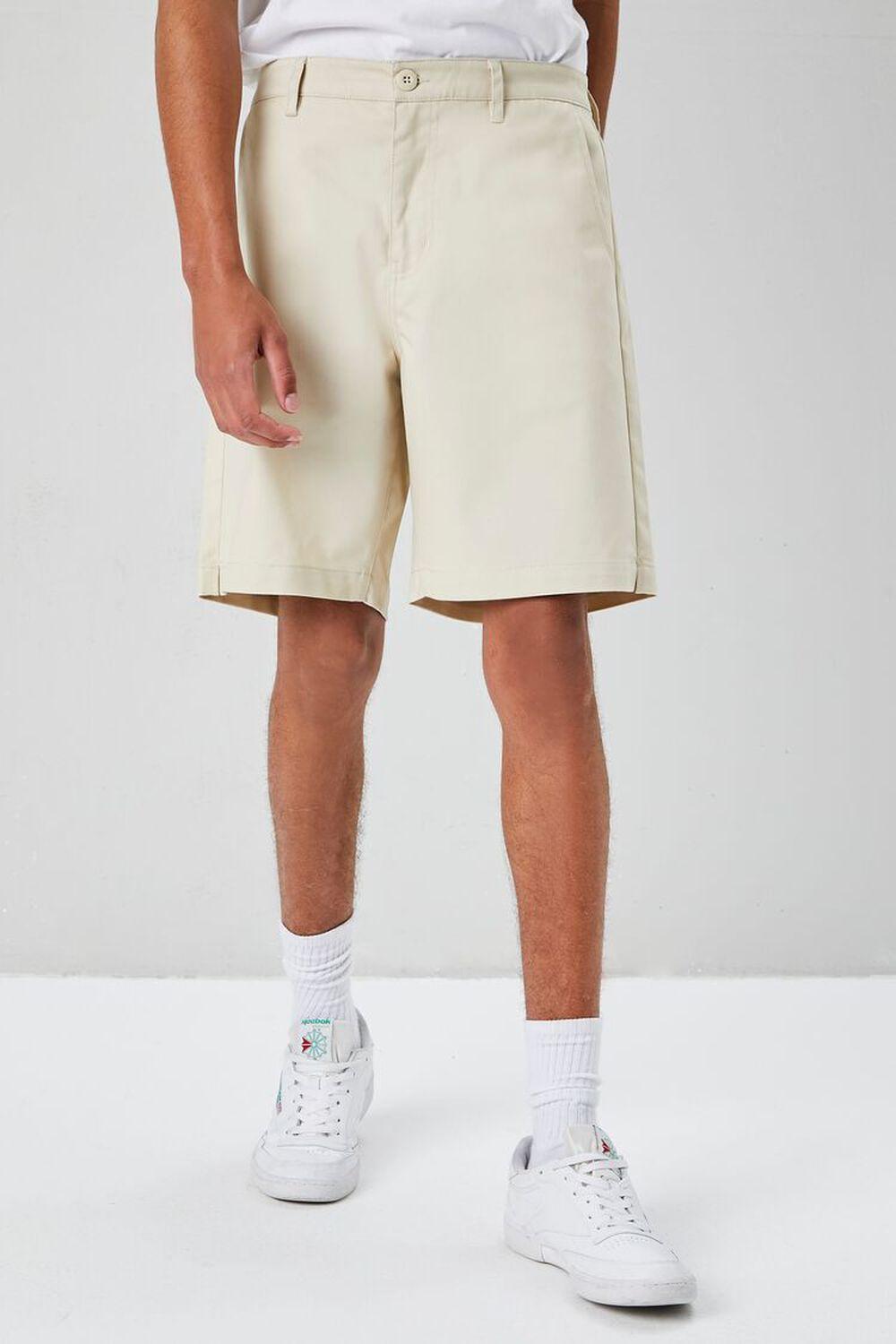 Pocket Cotton-Blend Shorts | Forever 21 Product Image