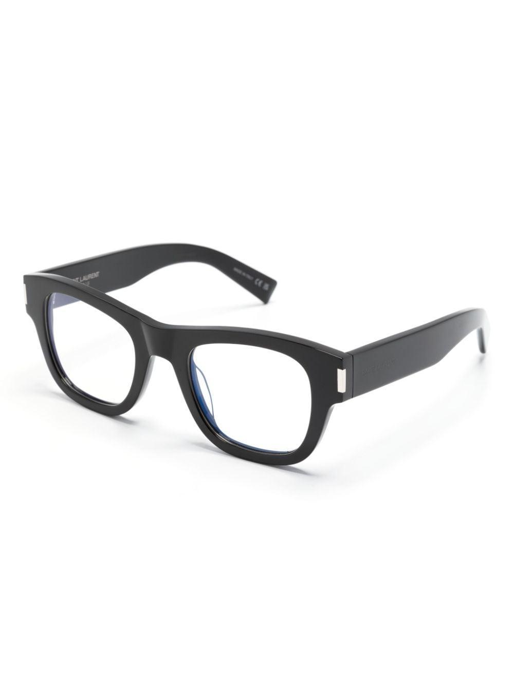 Sl698 Wayfarer-frame Glasses In Black Product Image