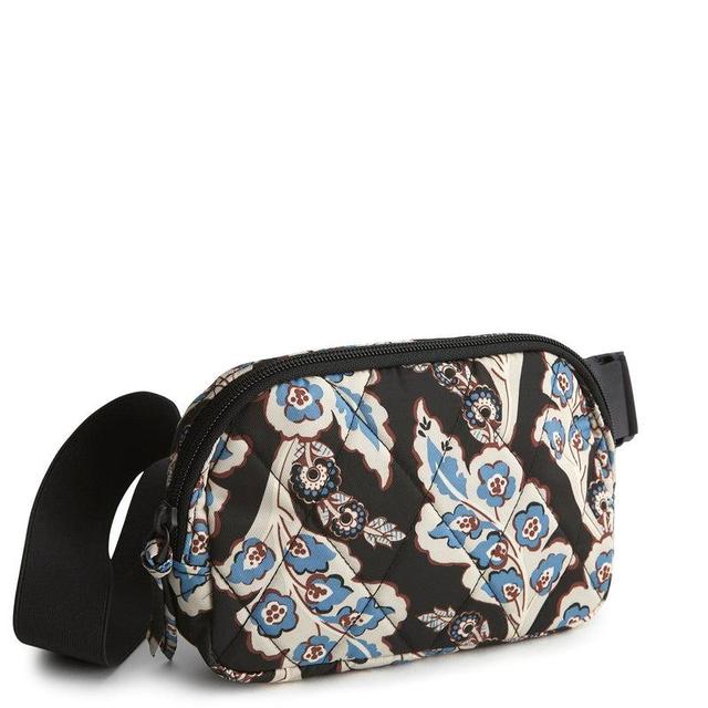 Vera Bradley Woodward Small Belt Bag Women in Calyx + Quill Black Product Image