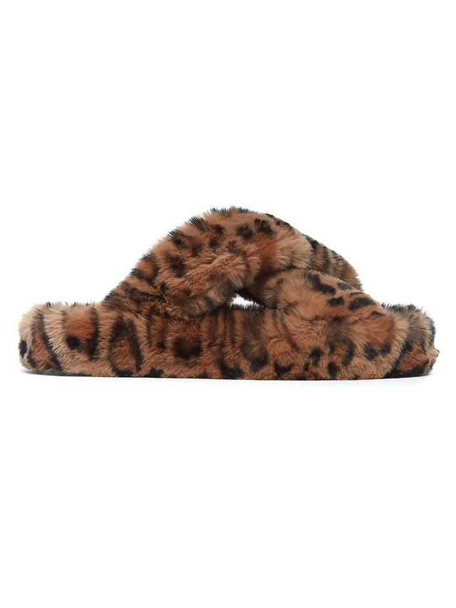 Womens Biba Faux Fur Slippers Product Image