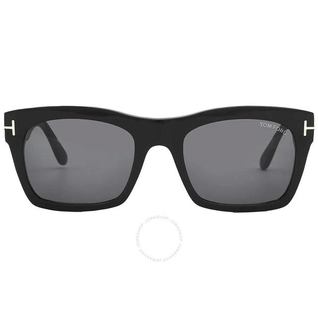 Mens Shiny Black Ft1062 Nico Square-frame Acetate Sunglasses Product Image