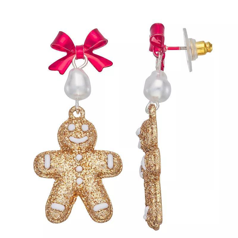 Celebrate Together Gingerbread Drop Earrings, Womens, Gold Product Image