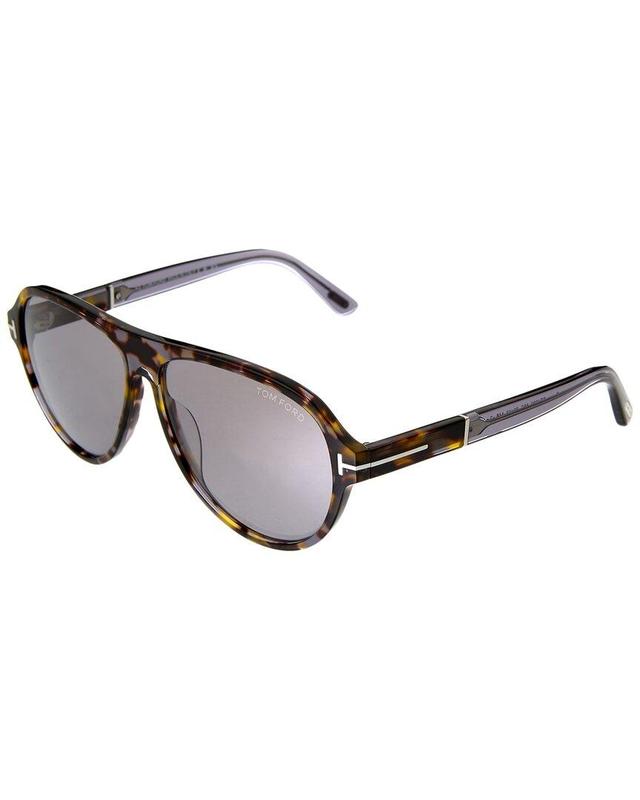 TOM FORD Men's Quincy 59mm Sunglasses In Brown Product Image