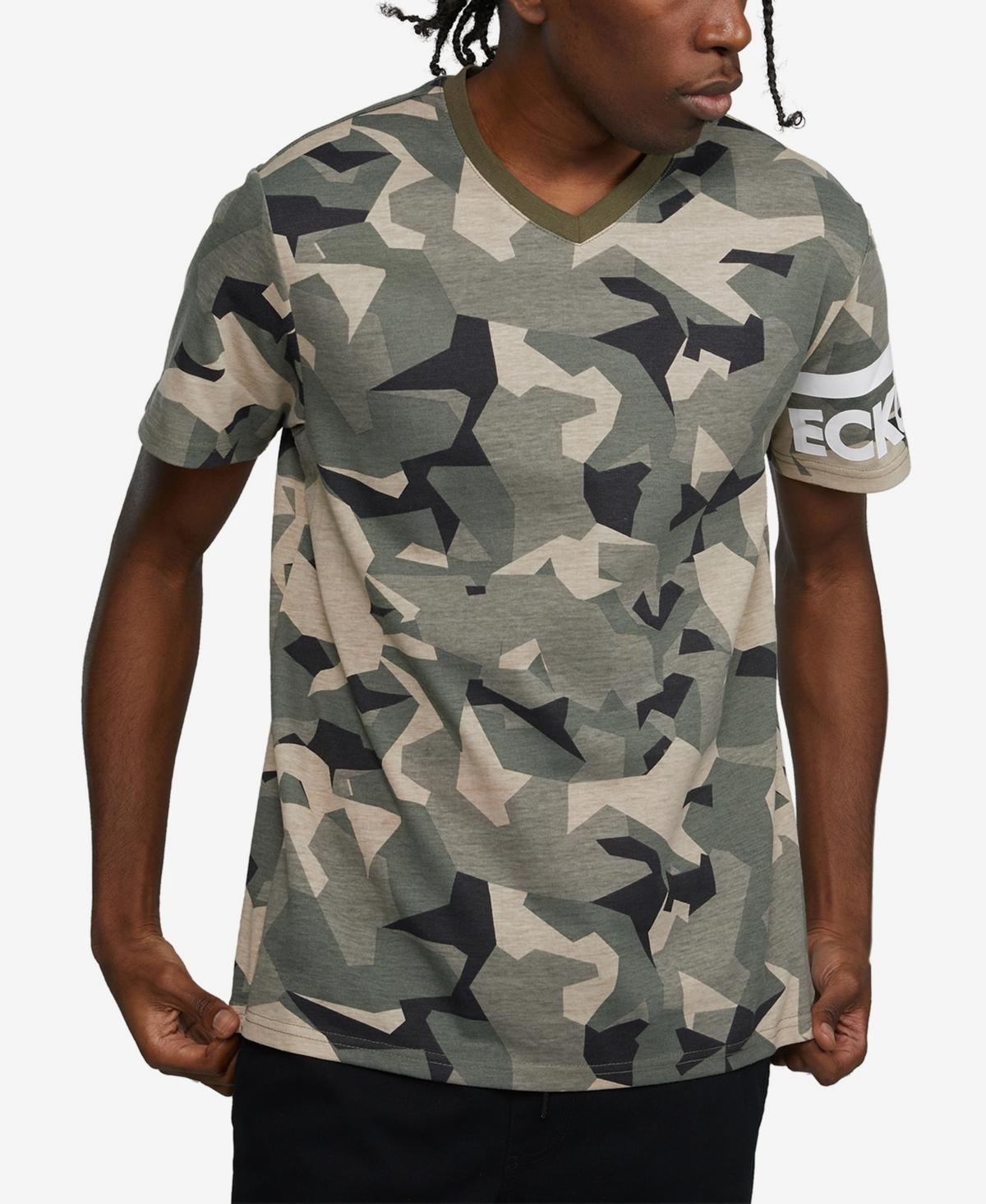 Ecko Unltd Mens Short Sleeve Madison Ave V-Neck T-shirt Product Image