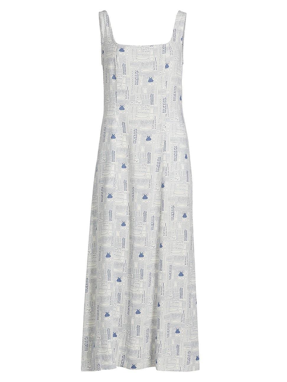 Womens Tessa Printed Maxi Dress Product Image