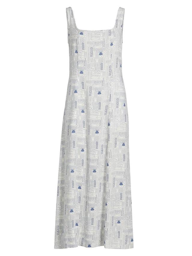 Womens Tessa Printed Maxi Dress Product Image