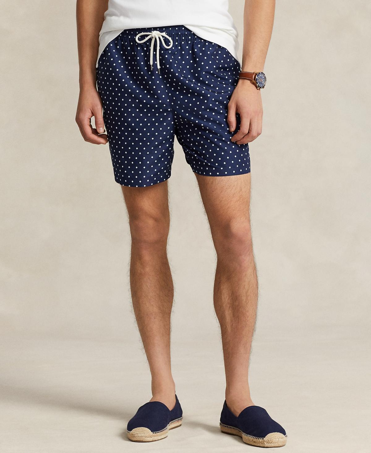 Polo Ralph Lauren Mens Nautical Mesh-Lined Swim Trunks Product Image