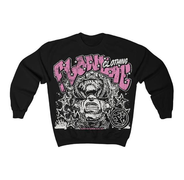 Orchid 4s Flontae Sweatshirt No Composure Graphic Product Image