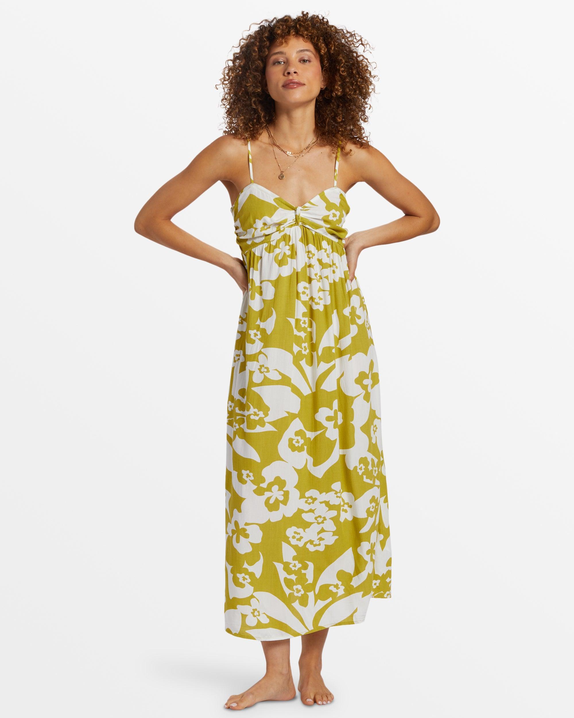 Daybreak Midi Midi Dress - Moss Joy Female Product Image