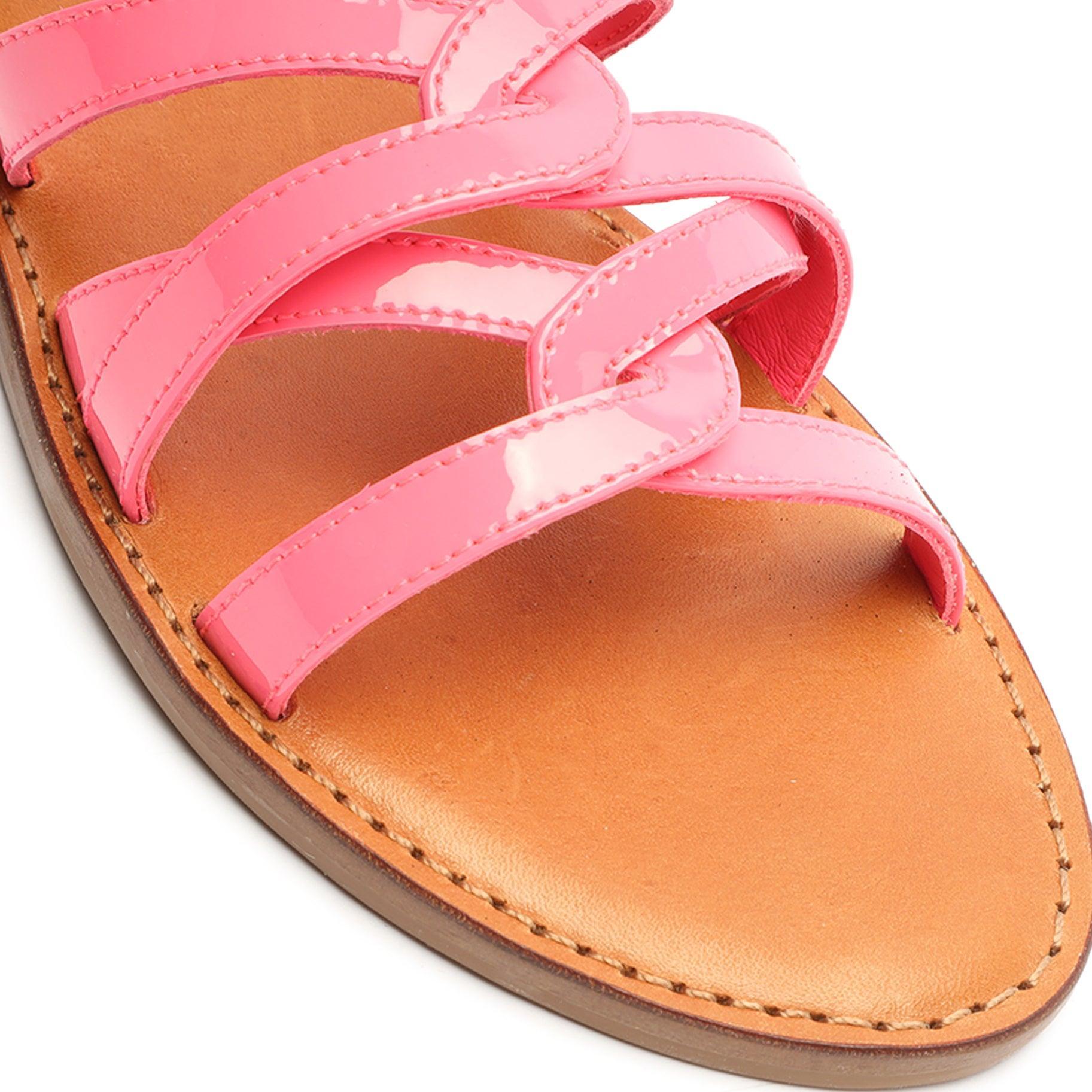 Lyta Patent Leather Sandal - 10 Pink Lemonade Patent Leather Product Image