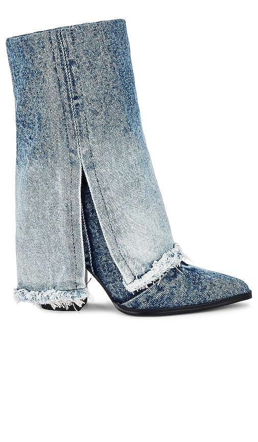 Steve Madden Livvy Boot (Denim Fabric) Cowboy Boots Product Image