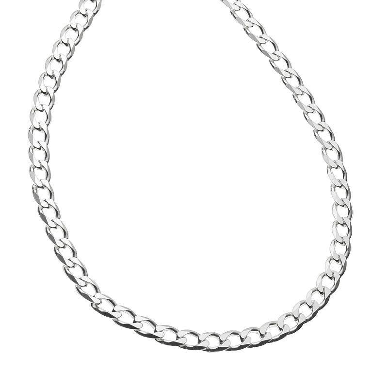 PRIMROSE Sterling Silver Curb-Link Chain Necklace, Womens Product Image