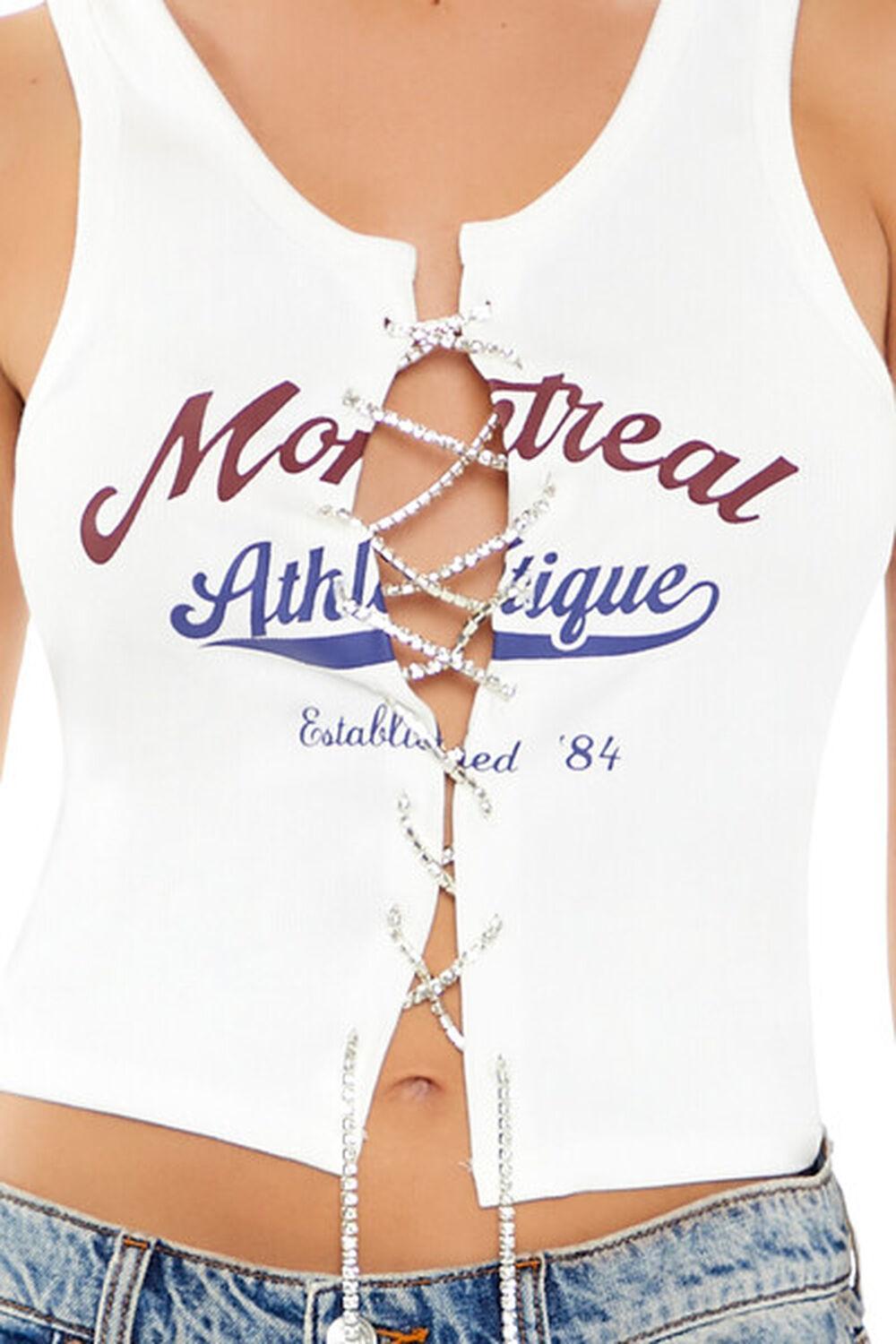 Montreal Rhinestone Chain Tank Top | Forever 21 Product Image