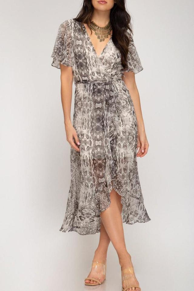 Printed Midi Dress Product Image