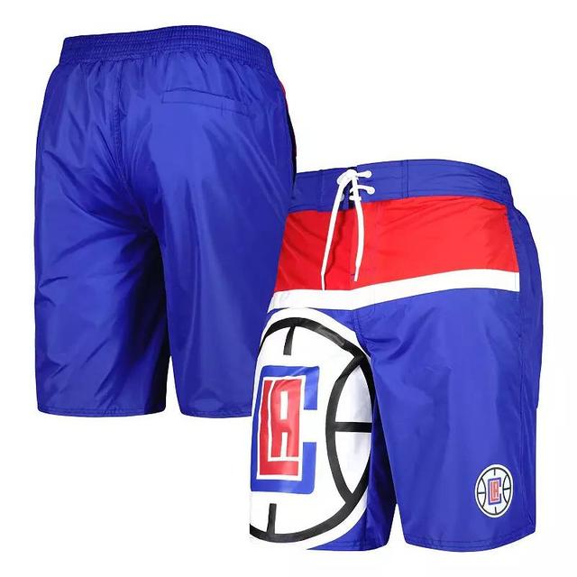 Mens G-III Sports by Carl Banks Royal LA Clippers Sea Wind Swim Trunks Product Image