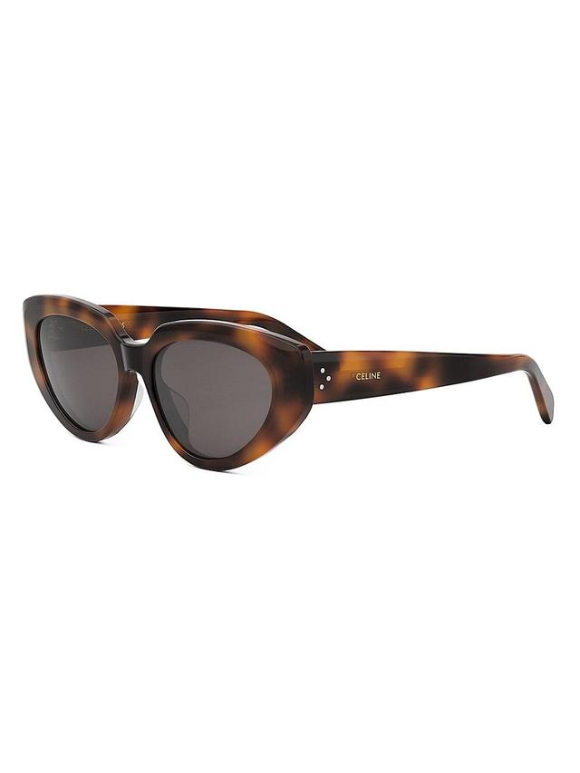 Womens Bold 3 Dots 54MM Cat-Eye Sunglasses Product Image